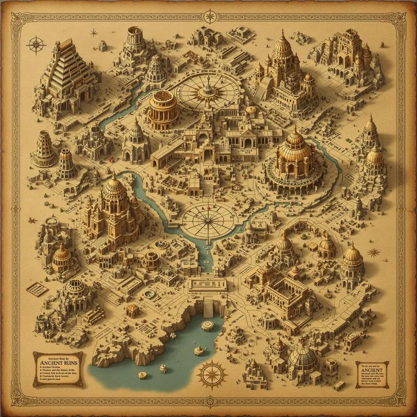 ファンタジーマップジェネレーター - AIでユニークなファンタジー世界地図を作成