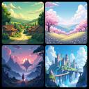 テキストからユニークなアニメアート作品を作成