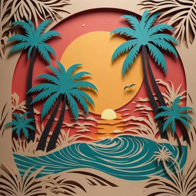 papercut-art template 2