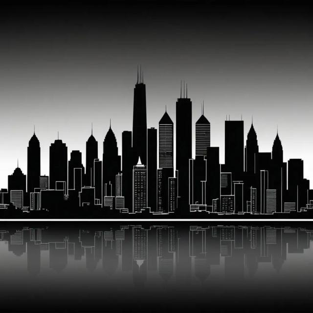 vector-black-white template 2