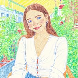 Children's Crayon Drawing Style